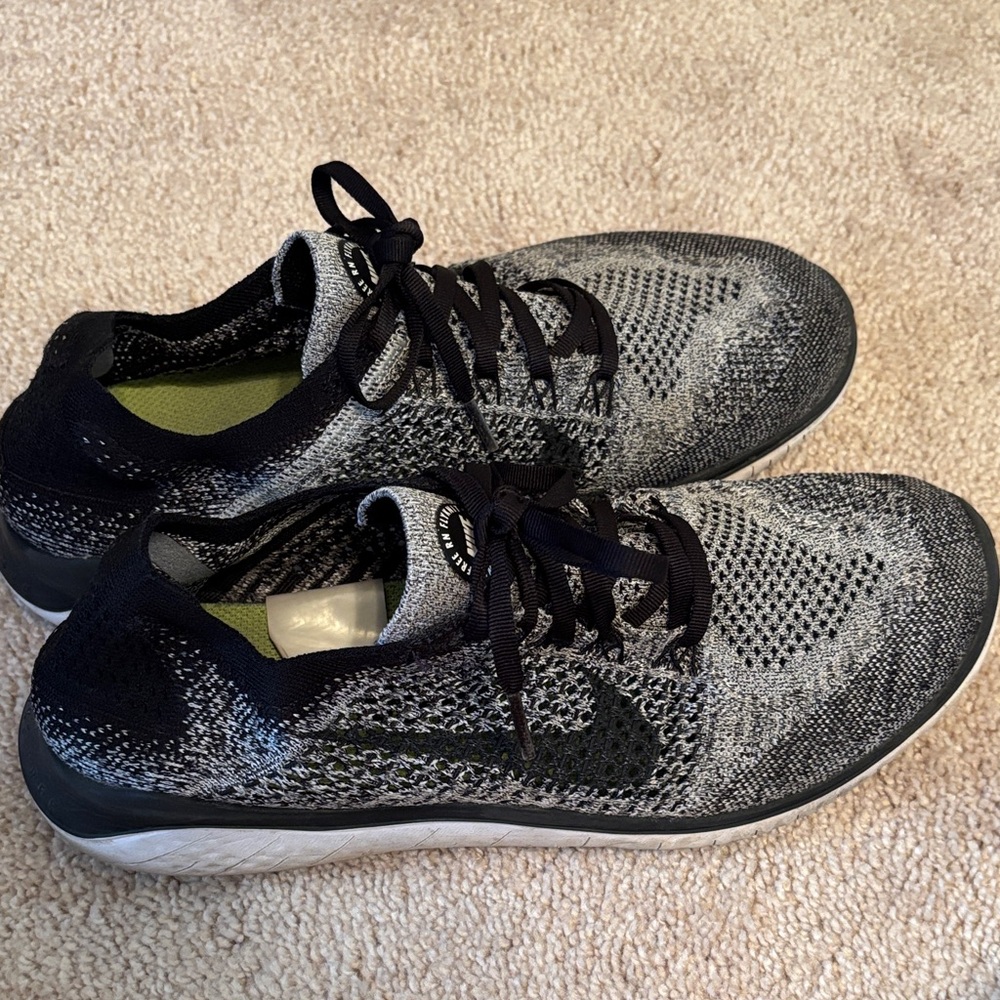 Nike Black and White Knit Sneakers